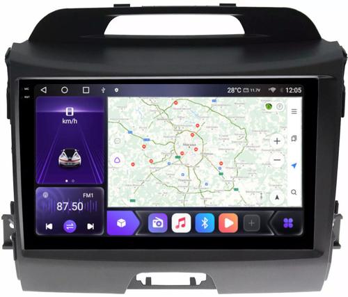Магнитола для KIA Sportage 2010-2016 - Kuberg OL-9735 QLed+2K, Android 12, Быстрая, CarPlay, 4G SIM-слот