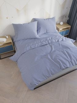 Постельное белье Сказка "Вязание" евро Наволочка 50х70 см 2 шт Простынь на резинке 180х200 см Пододеяльник 200х215 см, перкаль