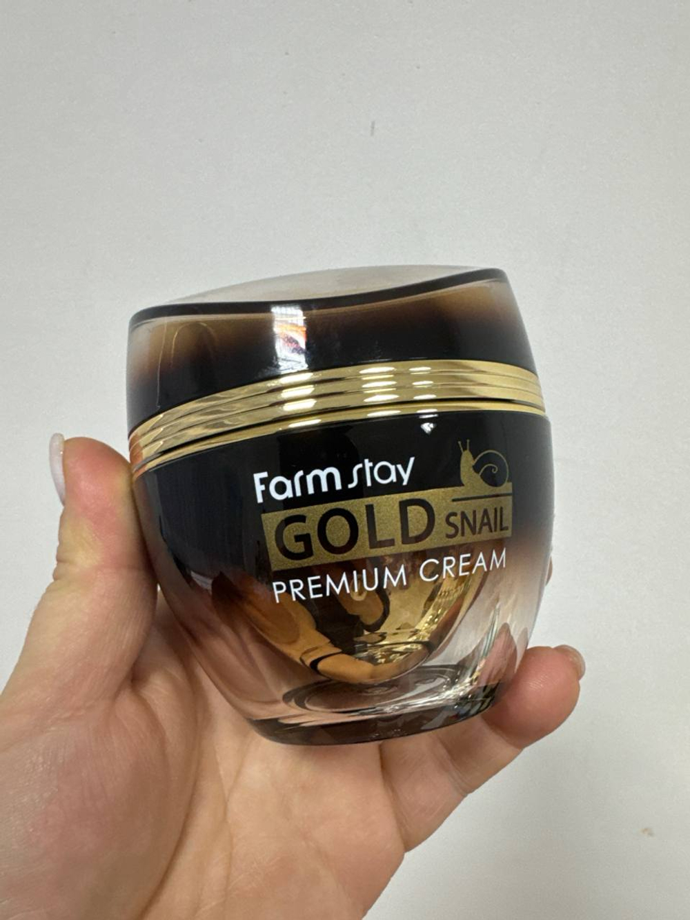 Антивозрастной крем с золотом и муцином улитки Farm Stay