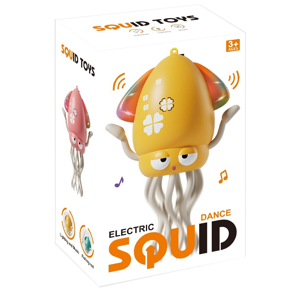 Игрушка на батарейках 158-21C Кальмар в коробке