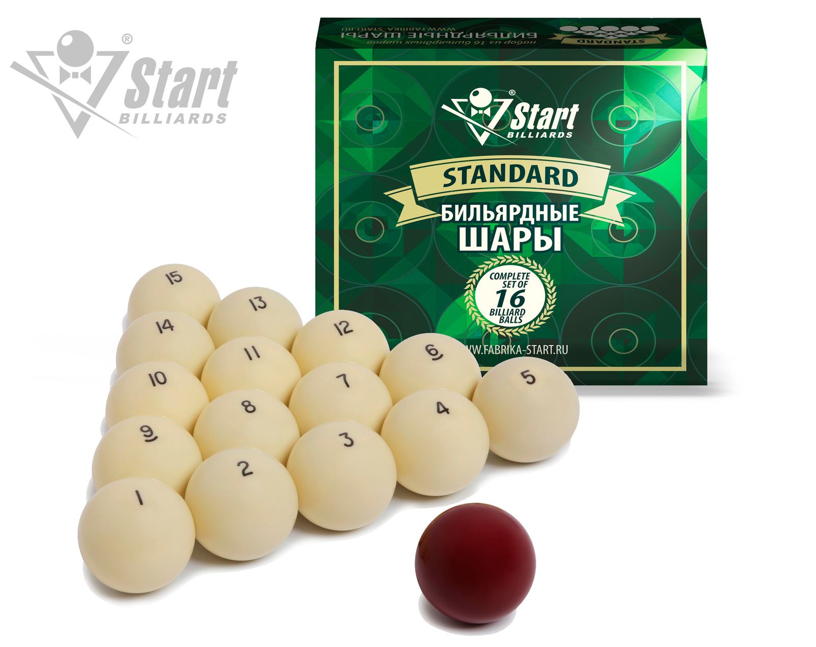 Шары Start Billiards РП 60мм 797403 фото №1