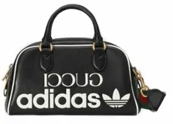 Миниатюрная сумка-дафл Adidas X Gucci черный
