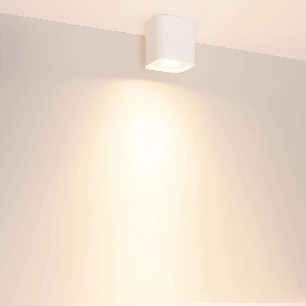 Светильник SP-ACENTO-S95x95-10W Warm2700 (WH, 20-45 deg, 230V) (Arlight, IP20 Металл, 5 лет) 055748