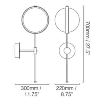 Бра POLARIS by Baroncelli