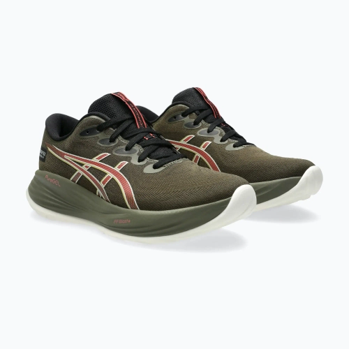 Женские Кроссовки для бега ASICS Gel-Cumulus 27 GTX brown stone/dark pink clay