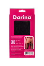 Чулки прозрачные с плотной резинкой черные SL (42-46) (Цвет: черный)