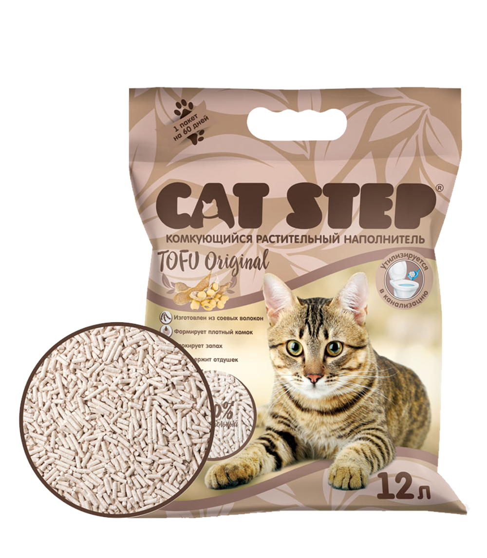 Cat Step Тофу Оригинал 12л.