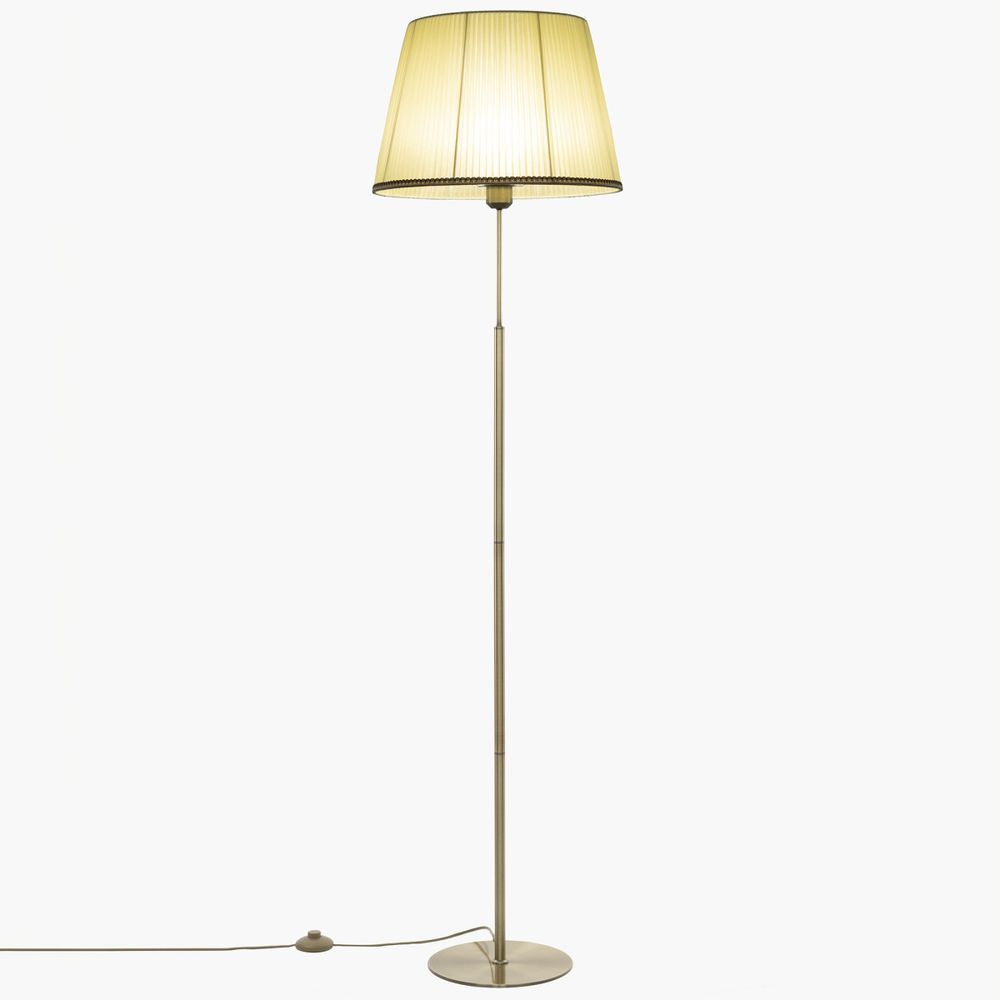 Citilux Линц CL402983 Торшер бронза с кремовым абажуром