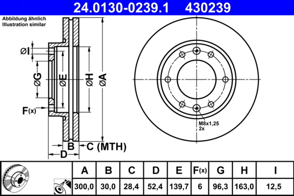 ATE - 24013002391-ATE - Brake Disc