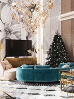 Искусственная черная елка «Чёрная жемчужина» (пвх) от 1,2 м до 3 м