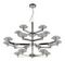 Подвесная люстра Crystal Lux Rebeca SP5+10+5 Nickel