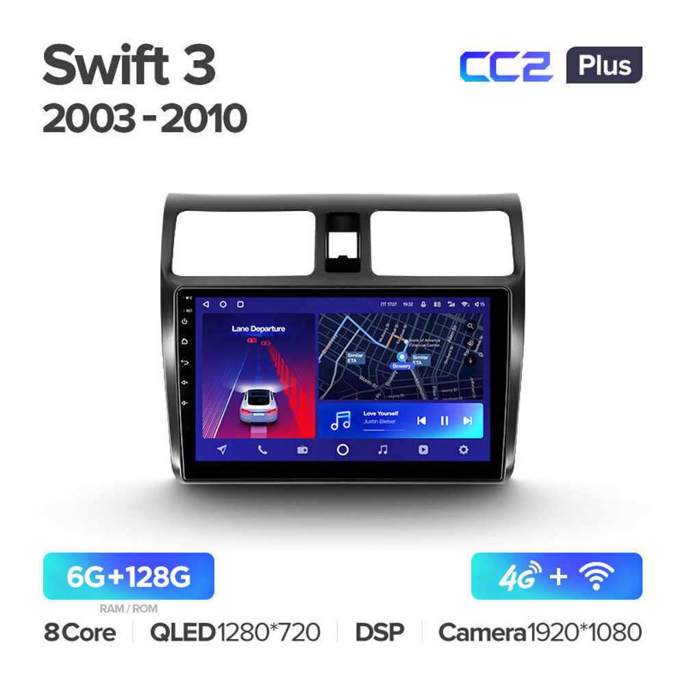 Teyes CC2 Plus 10.2" для Suzuki Swift 2003-2010