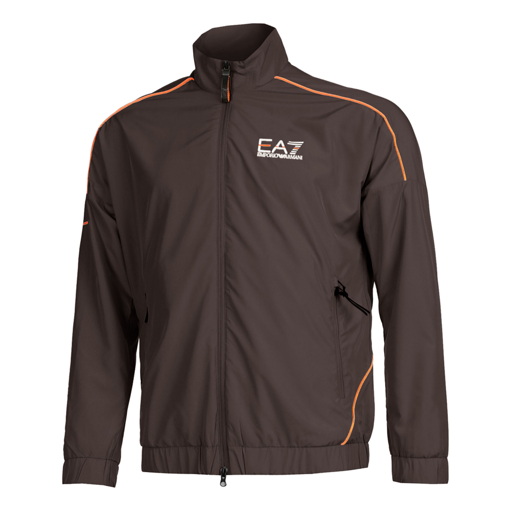 Мужские теннисные Костюмы EA7 Tracksuit Men - Anthracite, Orange