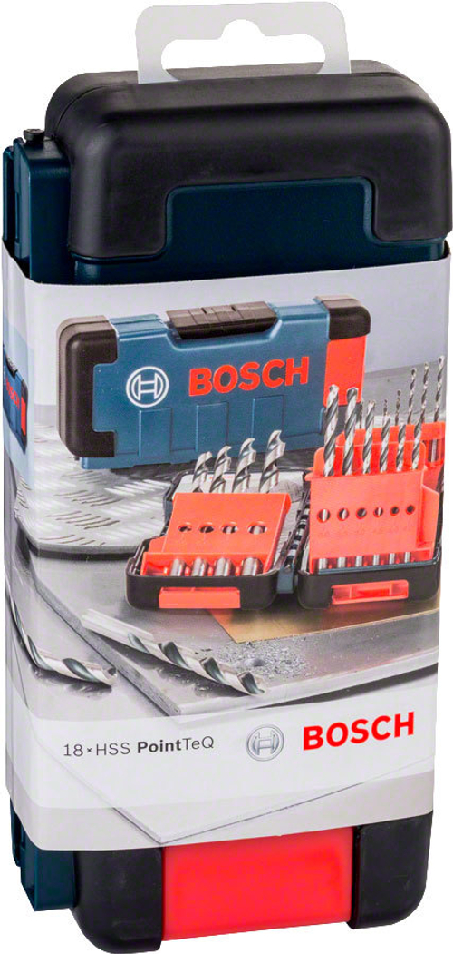 Набор свёрл HSS Bosch PointTeQ, 1–10 мм 2608577350