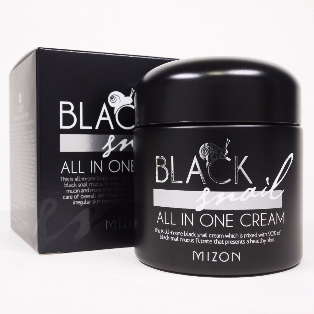 Крем с экстрактом черной улитки Mizon Black snail all in one cream, 75 мл