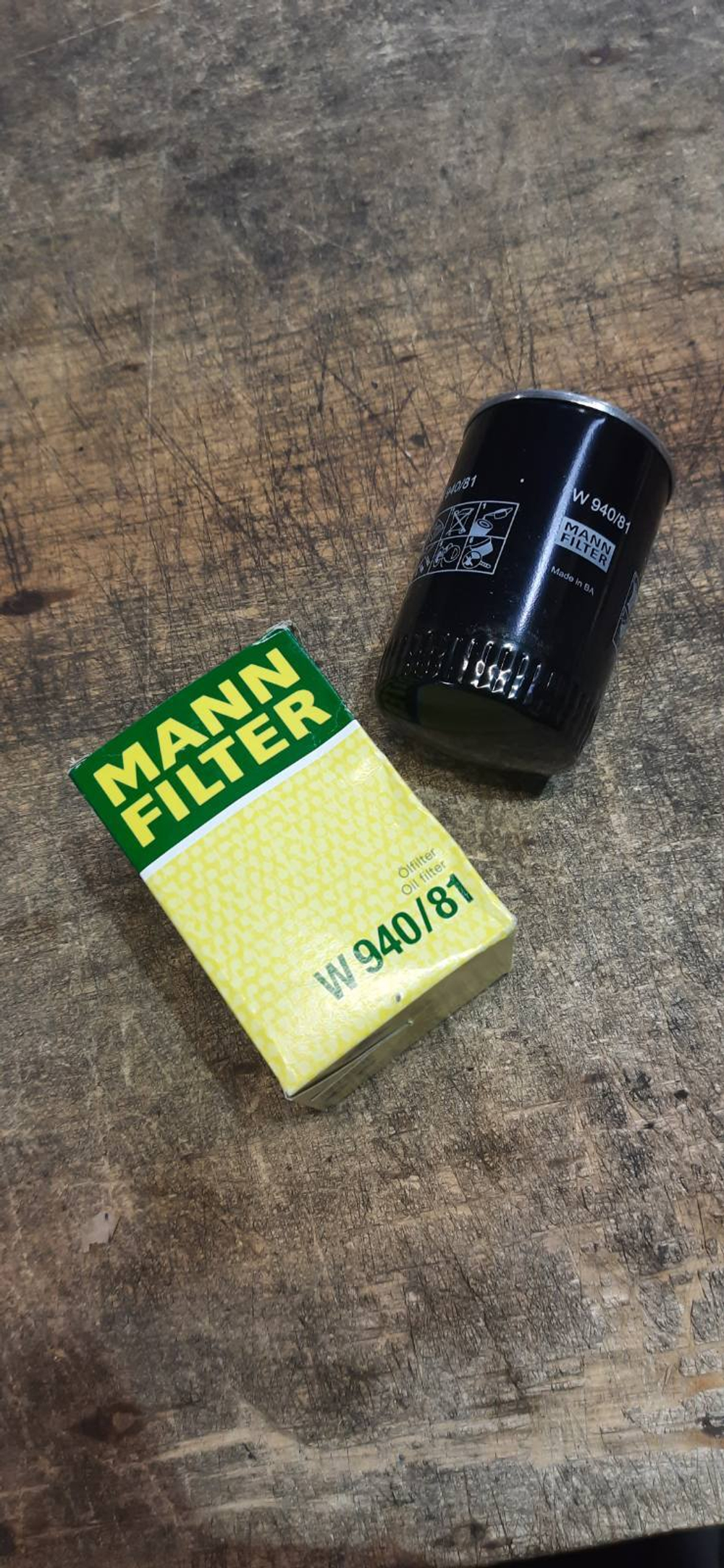 Фильтр масляный Mann W940/81