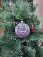 Шар стеклянный "Спас на крови",  ручная роспись