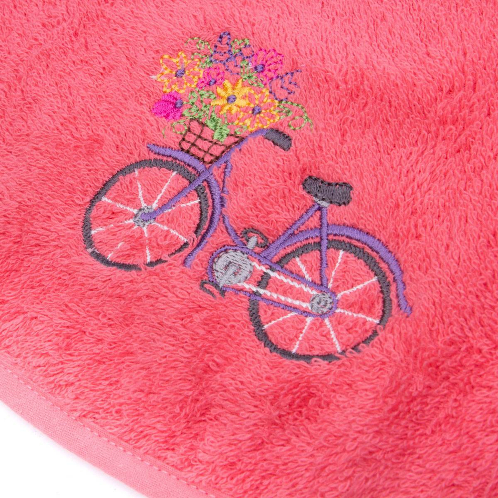 Полотенце кухонное 70х70 Arya home Garden коралловое