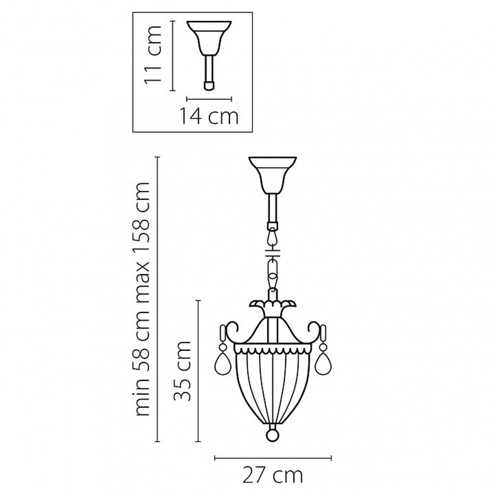 Подвесная люстра Lightstar Schon 790034