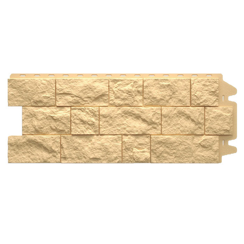 Панель фасадная Docke Fels Слоновая кость 1052х425 мм