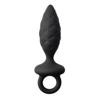 Черная анальная пробка 11,7см Toys Anal Plug Strob Size S