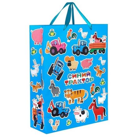 Синий трактор