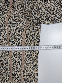 Рубашка с леопардовым принтом 46 размер