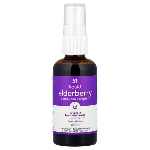Sports Research, жидкий спрей с комплексом бузины, 1040 мг, 60 мл (2 жидк. унции)