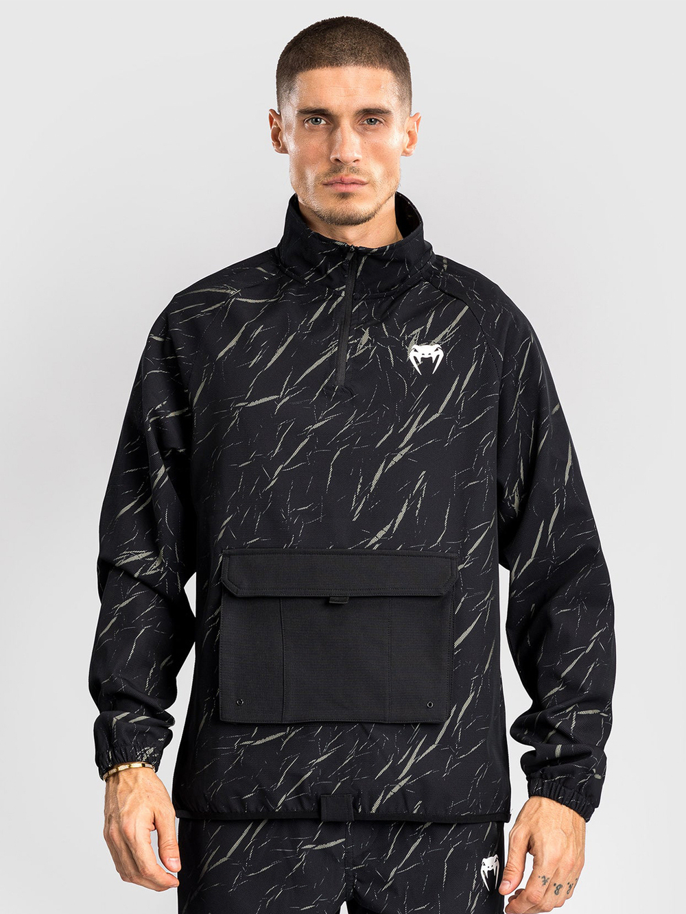 Худи Venum Trooper Black/Stone Sand