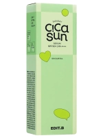 Edit.B Успокаивающая солнцезащитная сыворотка с экстрактом центеллы азиатской SPF50 Sunday Cica Sun Serum 55 мл