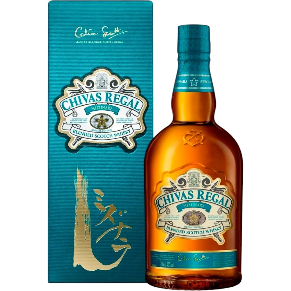 Виски Chivas Regal Mizunara 0,7 л. В подарочной коробке