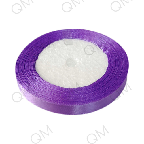 Лента атласная 1 см 25 ярдов (сиреневая) №21