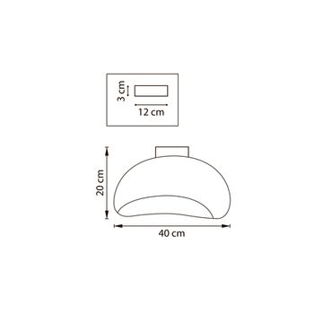 Светильник настенно-потолочный 1*E27 611646 белый Sigma Lightstar