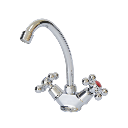 Смеситель для кухни 1/2 рез Казань КС-55 55173 металлиз мах