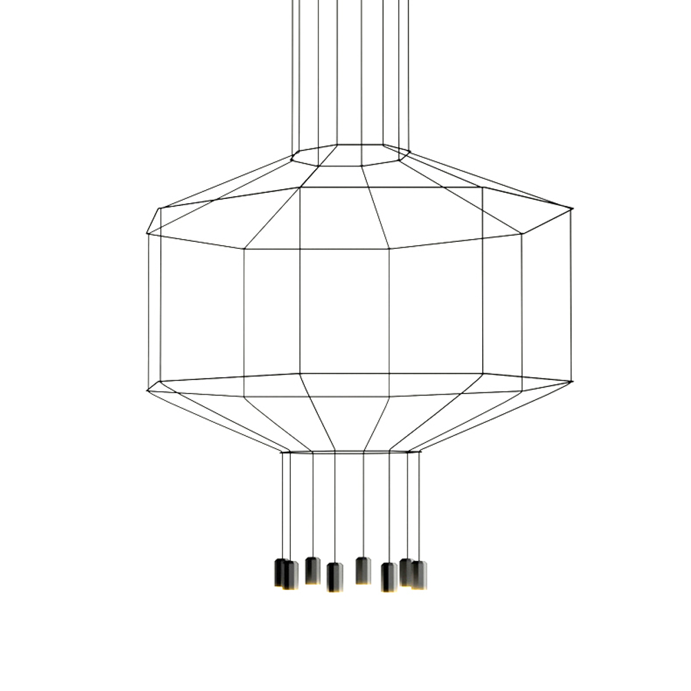 Pendant design lamp  Wireflow 0299 by Vibia