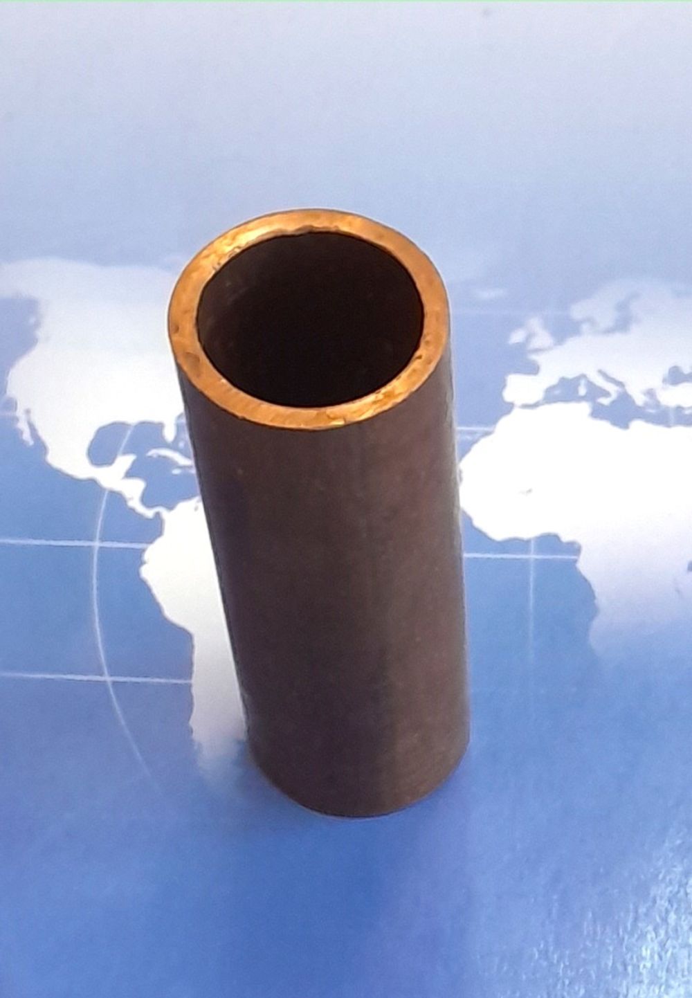 А1231.01.01.003 Газовое сопло цилиндрическое NW 18 мм., L = 60,0 мм., медное, предназначено для использования в качестве расходной части в ручных сварочных горелках MIG/MAG серии А-1231-5Г2