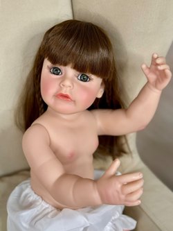 Кукла Реборн виниловая 55см без одежды (FA-038W)