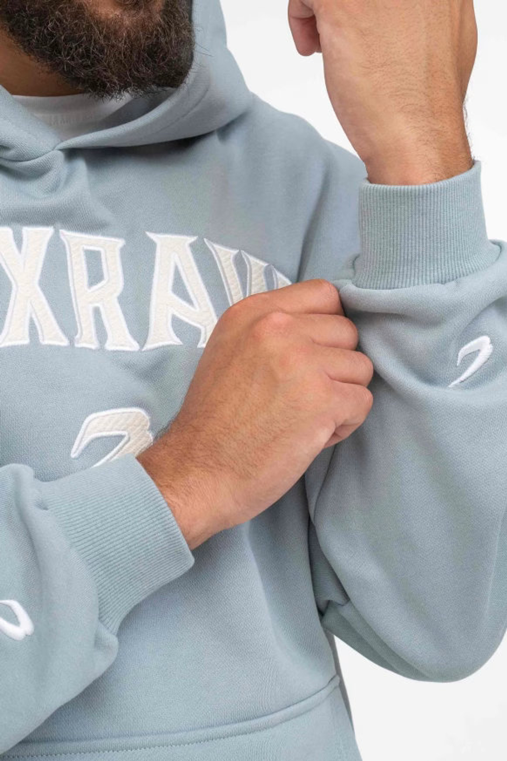 Худи BOXRAW East Street голубое