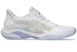 Женские кроссовки для бадминтона/сквоша Asics Blade FF 2 - white/blue fade
