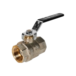 Кран шаровой полнопроходной STOUT - 1" (ВР/ВР, PN40, Tmax 150°C, ручка-рычаг черная)