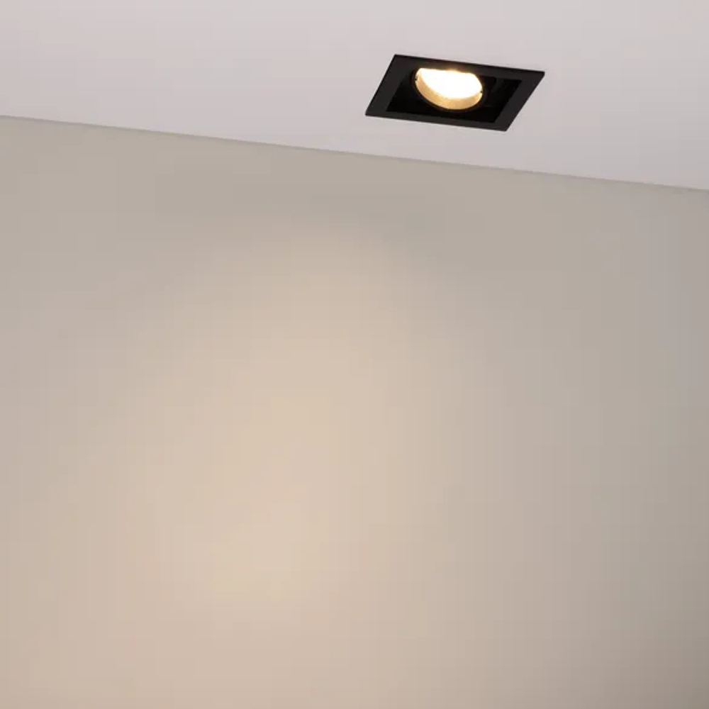 Светильник MS-VORTEX-BUILT-S90x90-12W Warm3000 (BK-BK, 40 deg, 230V) (Arlight, IP20 Металл, 5 лет) 057954