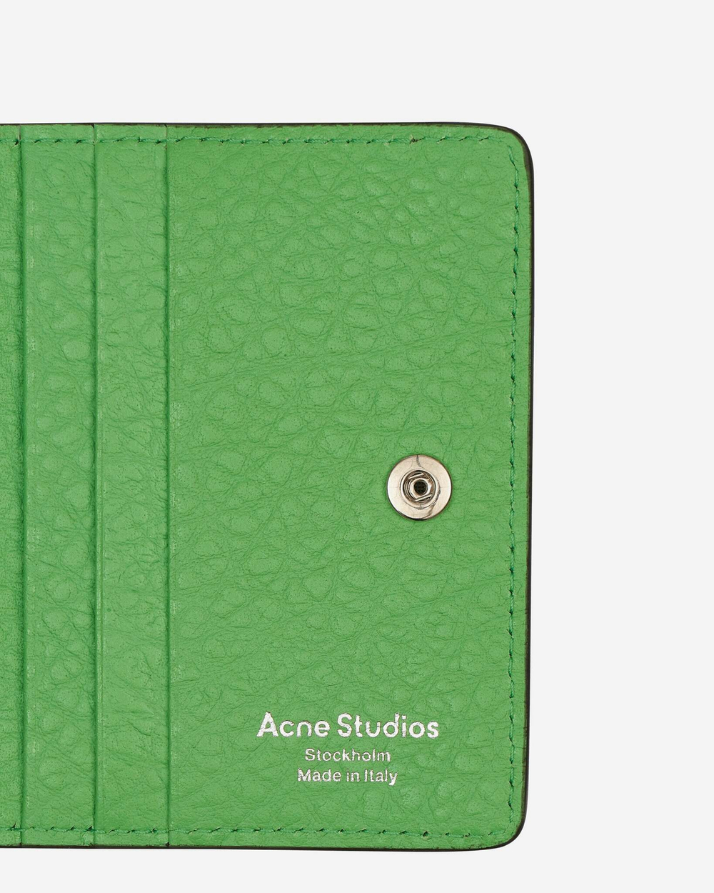 Acne Studios Зеленый Кошелек Со Сложенной Цепочкой