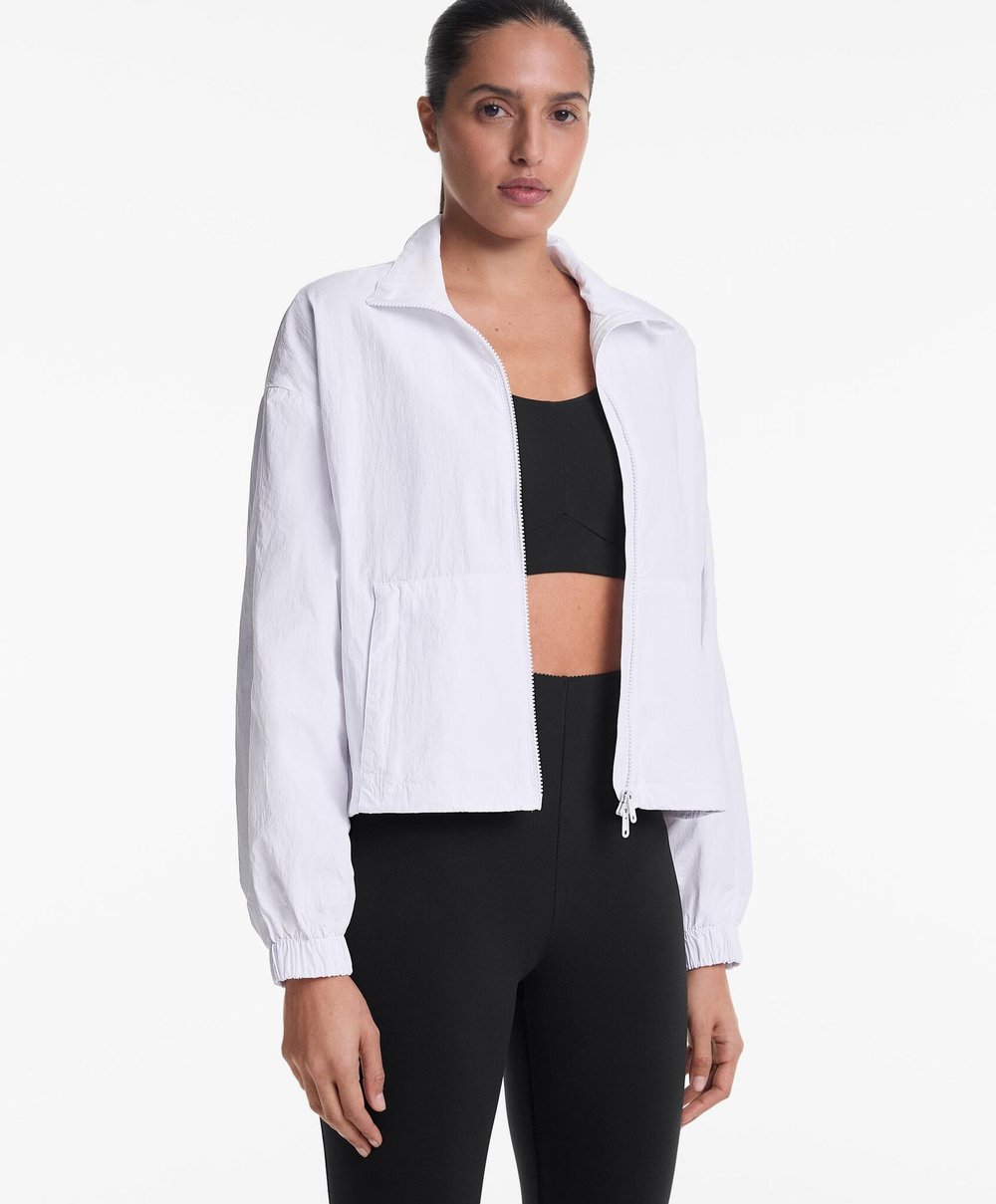 Oysho Спортивная куртка, белый