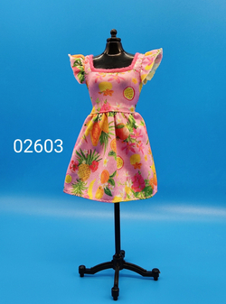 Одежда для куклы Барби винтаж платье 02603