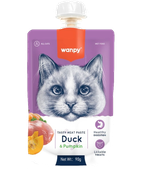 Wanpy Cat Лакомство для кошек Мясной мусс из утки и тыквы 90гр.
