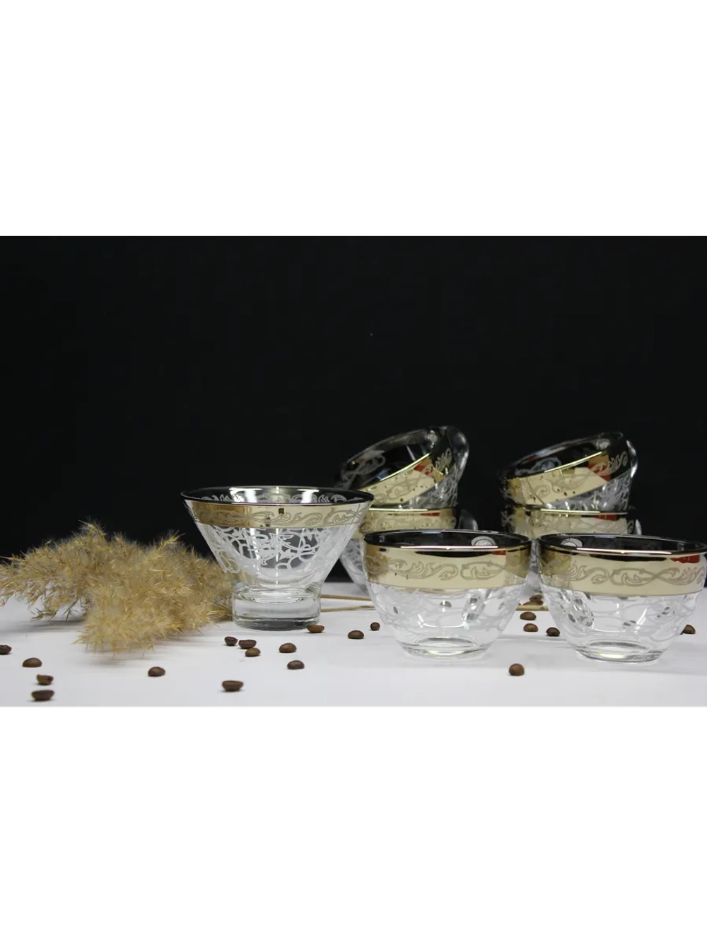 Чайный сервиз с креманкой "Абстракция"