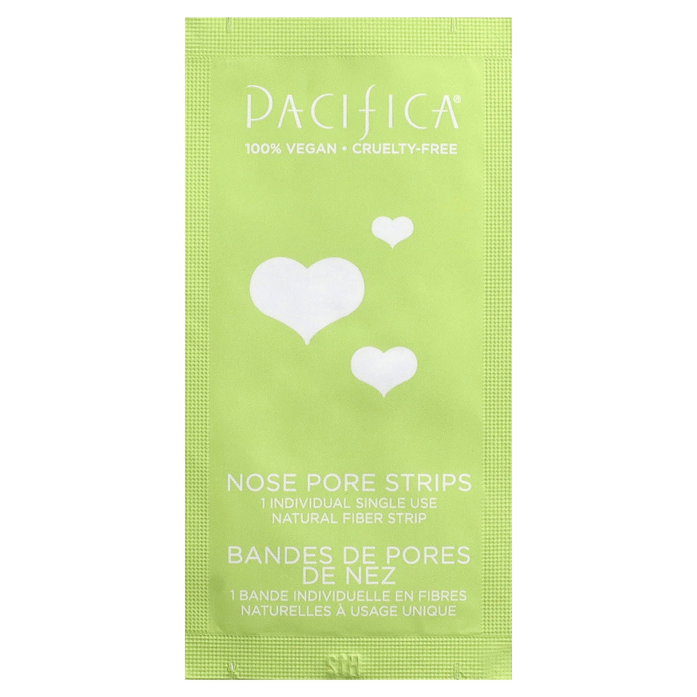 Pacifica, Детокс-полоски из кудрявой капусты, 6 индивидуальных одноразовых полосок из натурального волокна
