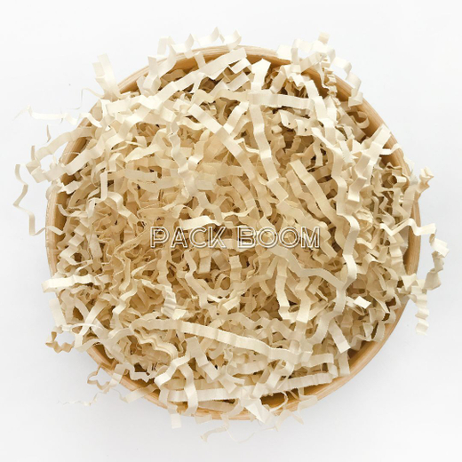 Наполнитель бумажный бежевый, 4 мм