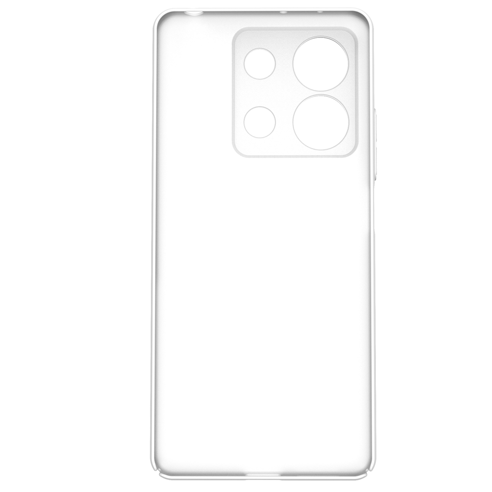 Тонкий жесткий чехол белого цвета от Nillkin для Xiaomi Redmi Note 13 5G, серия Super Frosted Shield