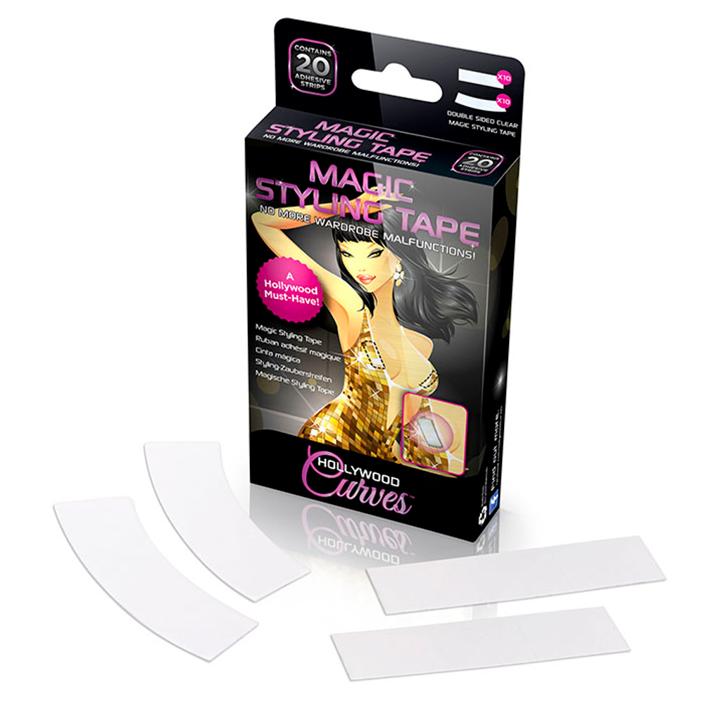 Набор двухсторонних самоклеящихся стрипсов для груди MAGIC STYLING TAPE (Размер: S-M-L) (Цвет: белый)